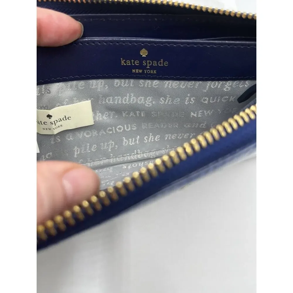 Kate Spade Authenticated‎ Cedar Street Cosmic Blue Ombre Patent Nisha Wallet